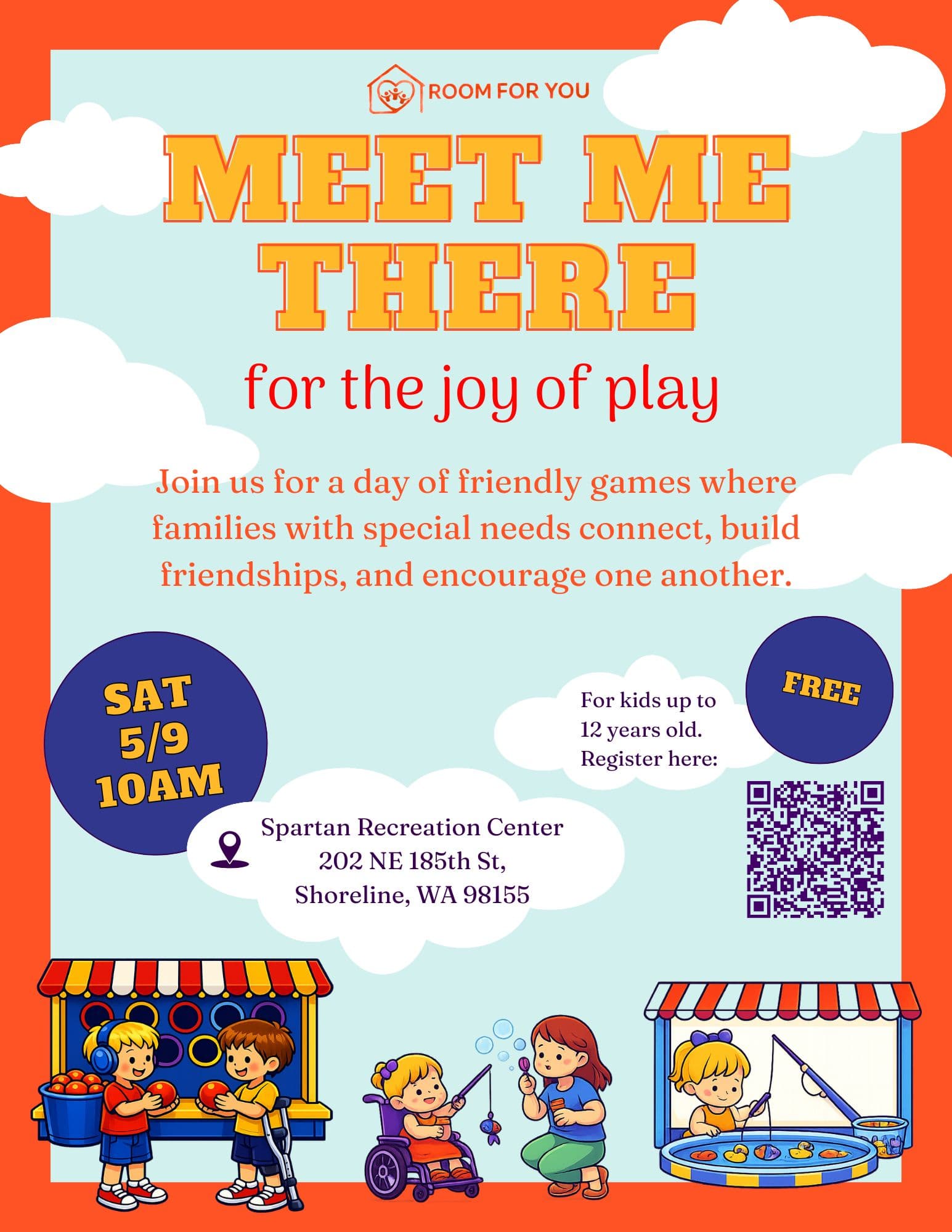 Join us for a day of friendly games where families with special needs connect, build friendships, and encourage one another.